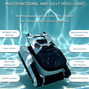 Wall-Climbing Cordless Robotic Pool Cleaner