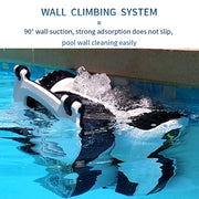 Wall-Climbing Cordless Robotic Pool Cleaner