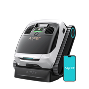 Aiper Scuba X1 cordless robotic pool cleaner with charging dock